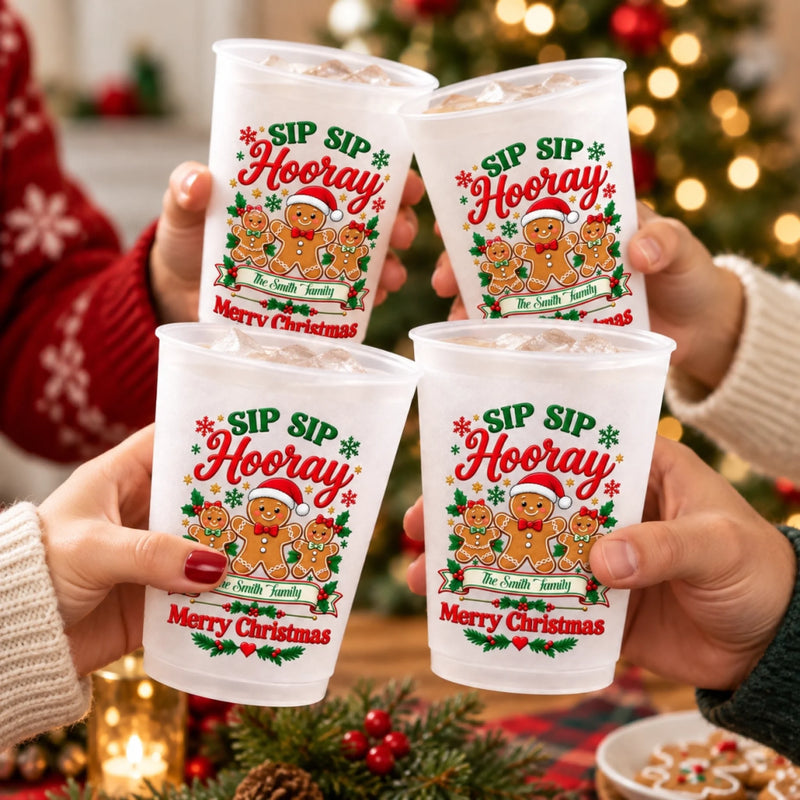 Personalized Party Cups - Christmas Gift For Family - Better With Family