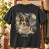 Personalized Photo Washed Cotton T-shirt – Gift For Pet Lovers – My Favorite Work Of Art