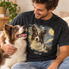 Personalized Photo Washed Cotton T-shirt – Gift For Pet Lovers – My Favorite Work Of Art
