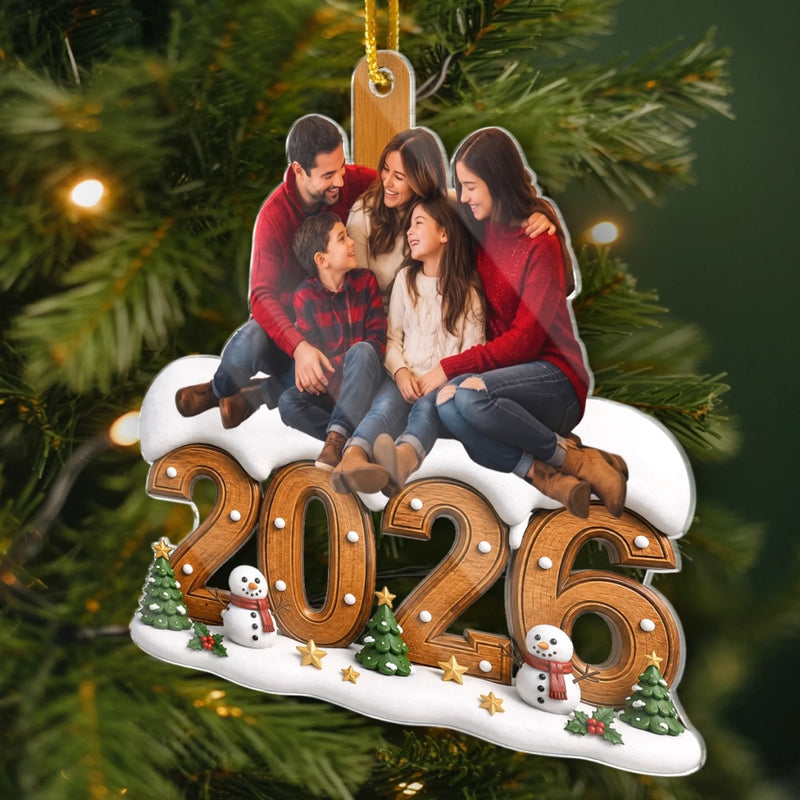 Personalized Acrylic Ornament – Christmas Gift For Family – Snow Much Love This Season
