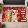 Personalized Photo Home Decor Decorative Mat – Christmas Gift For Pet Lovers – Merry Pets, Merry Home