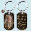 Personalized Photo Keychain - Sympathy Gift For Family - I Will Carry You With Me