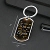 Personalized Photo Keychain - Sympathy Gift For Family - I Will Carry You With Me