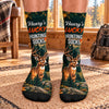 Personalized Crew Socks - Gift For Hunting Lovers - Wild Days Call Me Back