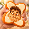Personalized Photo Toast Squishy Toy – Funny Gifts For Family, Friends – Your Face On Toast