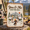 Personalized Home Decor Metal Sign – Summer, Anniversary Gift For Couple, Camping Lovers, Pet Lovers – Home Is Where We Roam