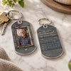Personalized Photo Keychain - Sympathy Gift For Family - We Loved In Our Time
