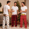 Personalized Pajama Pants - Christmas, Funny Gift For Men, Husband, Dad - Too Cozy To Behave
