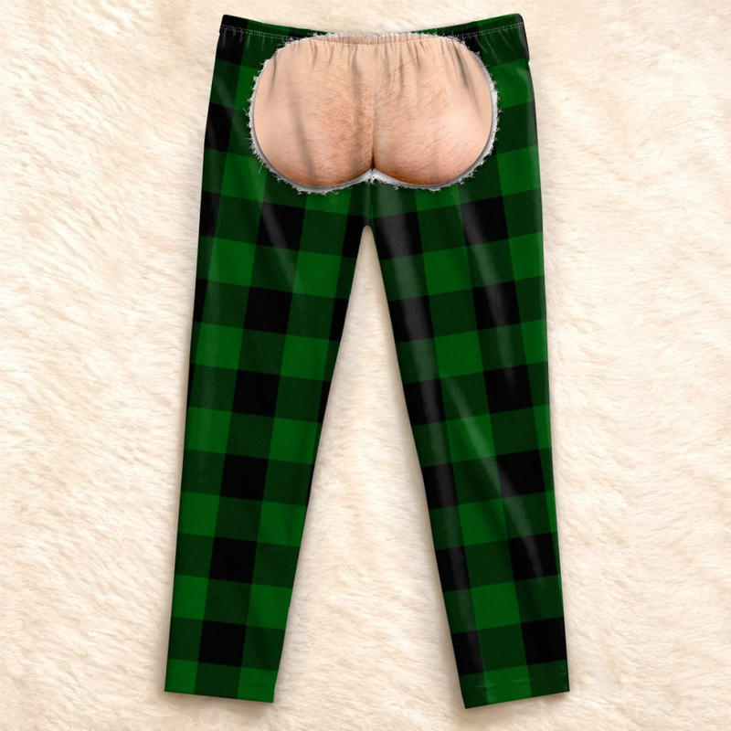 Personalized Pajama Pants - Christmas, Funny Gift For Men, Husband, Dad - Just A Little Cheeky