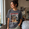 Personalized Photo Comfort T-Shirt - Christmas Gift For Pet Lovers - Santa Saw Everything