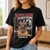 Personalized Photo Comfort T-Shirt - Christmas Gift For Pet Lovers - Santa Saw Everything