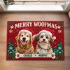 Personalized Photo Shaped Doormat - Christmas Gift For Pet Lovers - Merry Jollymas