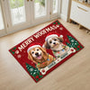 Personalized Photo Shaped Doormat - Christmas Gift For Pet Lovers - Merry Jollymas