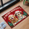 Personalized Photo Shaped Doormat - Christmas Gift For Pet Lovers - Merry Jollymas