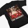 Personalized Photo Comfort T-Shirt - Christmas Gift For Pet Lovers - I Am The Present