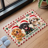 Personalized Photo Shaped Doormat - Christmas Gift For Pet Lovers - Santa's Favorite Crew