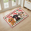 Personalized Photo Shaped Doormat - Christmas Gift For Pet Lovers - Santa's Favorite Crew