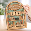 Personalized Wooden Tracker Sign – Gift For Book Lovers – Pages Of The Year