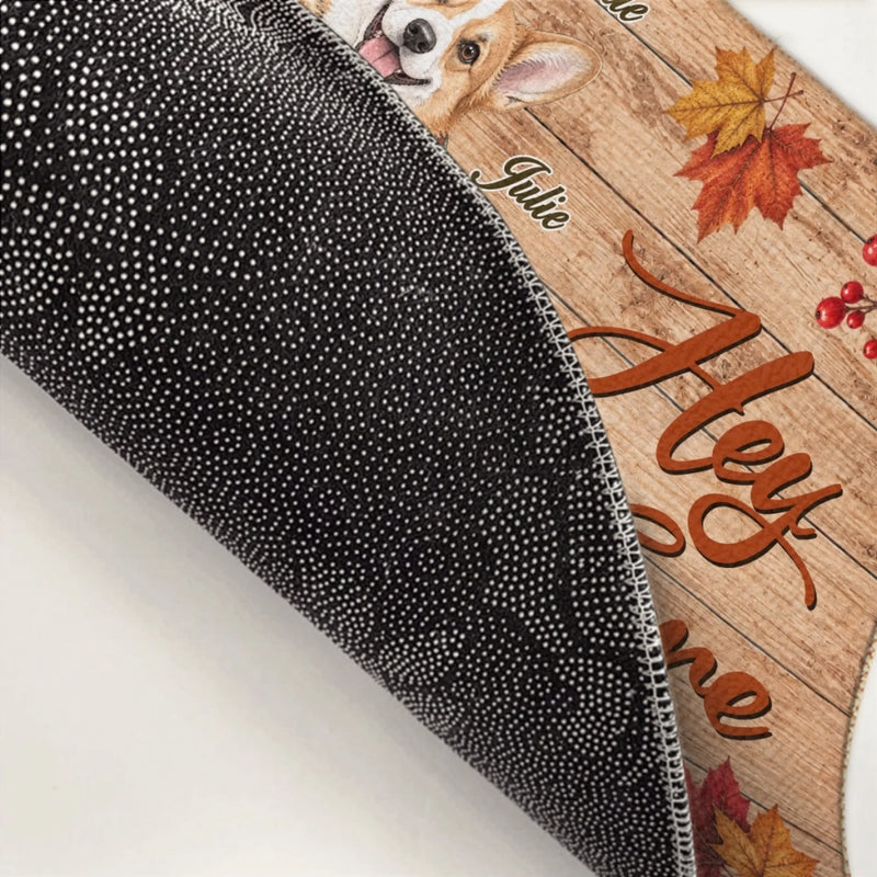 Personalized Photo Home Decor Decorative Mat – Christmas Gift For Pet Lovers – Where Happy Tails Gather