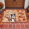 Personalized Photo Home Decor Decorative Mat – Christmas Gift For Pet Lovers – Where Happy Tails Gather