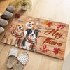 Personalized Photo Home Decor Decorative Mat – Christmas Gift For Pet Lovers – Where Happy Tails Gather