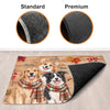 Personalized Photo Home Decor Decorative Mat – Christmas Gift For Pet Lovers – Where Happy Tails Gather