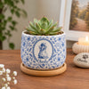 Personalized Ceramic Plant Pot - Sympathy Gift For Pet Lovers - Your Little Soul Lives On