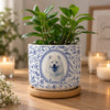 Personalized Photo Ceramic Plant Pot - Sympathy Gift For Pet Lovers - Forever Part Of Me