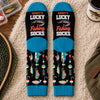 Personalized Crew Socks – Gift for Fishing Lovers – Lucky Fishing