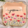 Personalized Jewelry Dish - Birthday Gift For Sister, Bestie, Best Friend - Petals, Pearls And Pretty Things