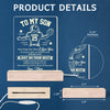 Personalized Acrylic LED Light - Gift For Son, Grandson, American Football Lovers - Always Believe In Yourself