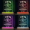 Personalized Acrylic LED Light - Gift For Son, Grandson, American Football Lovers - Always Believe In Yourself