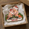 Personalized Wood Ornament – Christmas, Funny Gift For Couple – Kiss Me Bite Me