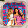 Personalized Photo Jewelry Dish - Birthday Gift For Sister, Bestie, Best Friend - Slay All Day Bestie