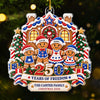 Personalized Acrylic Ornament – America 250th Anniversary Christmas Gift For Family – Freedome For Years