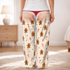 Personalized Pajama Pants - Christmas, Funny Gift For Men, Husband, Dad - Too Lazy To Be Naughty