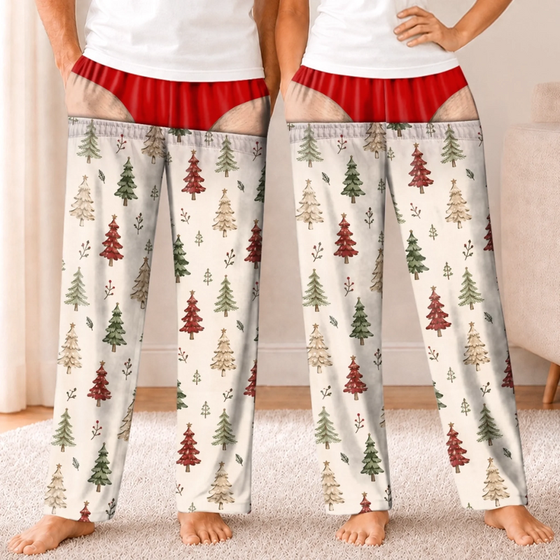 Personalized Pajama Pants - Christmas, Funny Gift For Men, Husband, Dad - Sorry This One’s Taken