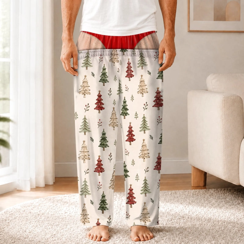 Personalized Pajama Pants - Christmas, Funny Gift For Men, Husband, Dad - Sorry This One’s Taken