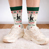 Personalized Crew Socks – Anniversary, Funny Gift For Couple – Naughty Together