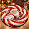 Personalized Quilted Round Mat - Christmas Gift For Family - Jolly All Season