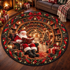 Personalized Quilted Round Mat - Christmas Gift For Family - Holiday Magic Awaits