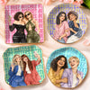 Personalized Photo Jewelry Dish - Birthday Gift For Sister, Bestie, Best Friend - Badass Bestie Energy