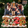 Personalized Photo Acrylic Ornament - Christmas Gift For Family - Blessed With A Loving Family