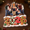 Personalized Photo Acrylic Ornament - Christmas Gift For Family - Blessed With A Loving Family