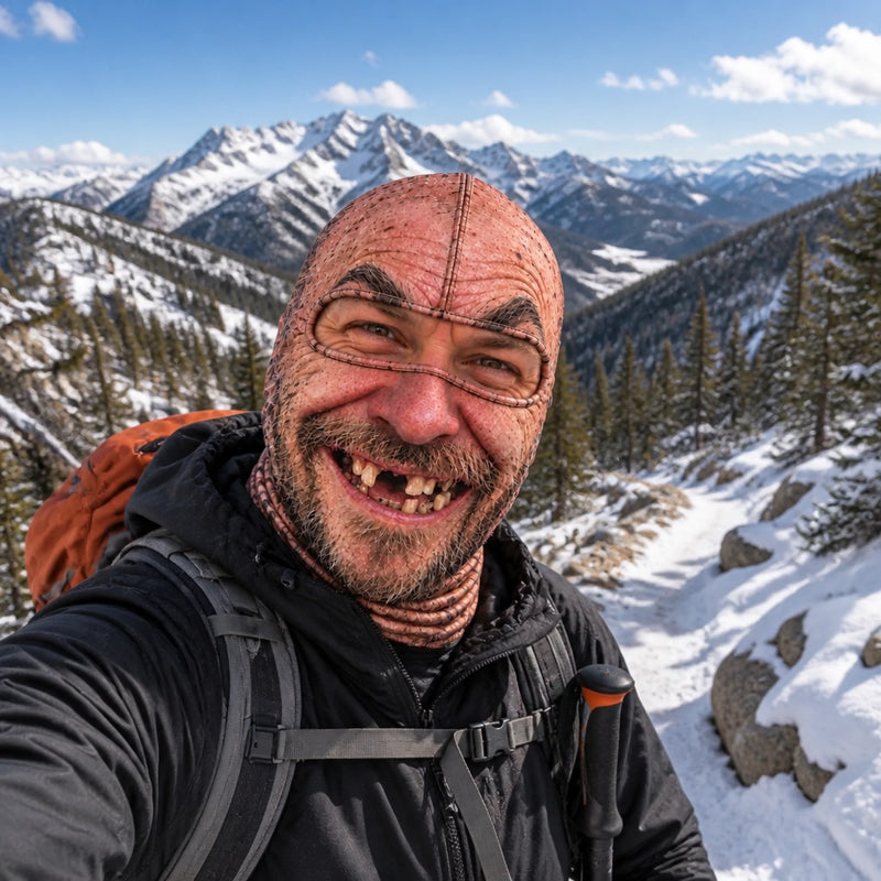 Personalized Funny UV Protection - Gift For Hiking Lovers, Trekking Lovers - Born For The Slopes