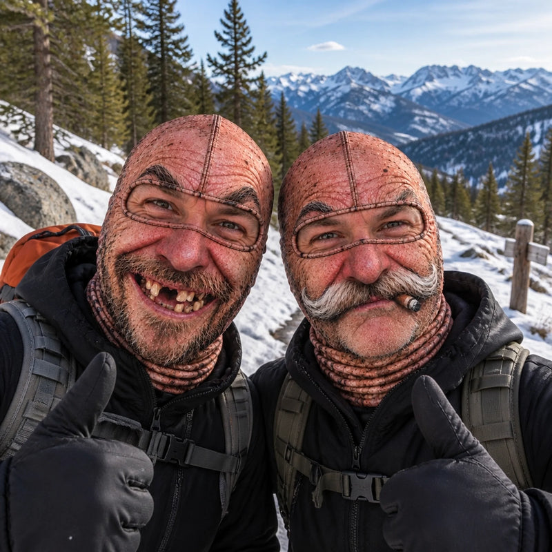 Personalized Funny UV Protection - Gift For Hiking Lovers, Trekking Lovers - Born For The Slopes