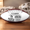 Personalized Photo Leather Football - Gift For Son, Grandson, America Football Lovers - Always Believe In Yourself