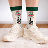 Personalized Crew Socks – Anniversary, Funny Gift For Couple – All I Want For Christmas