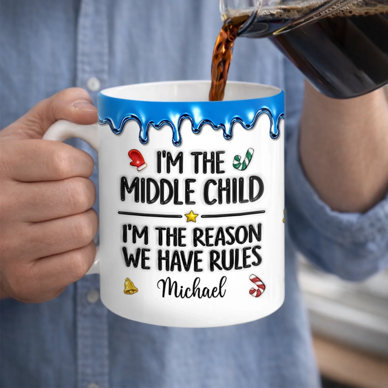 Personalized 3D Inflated Effect Printed Mug – Gift for Family, Brothers & Sisters – Better Together Always