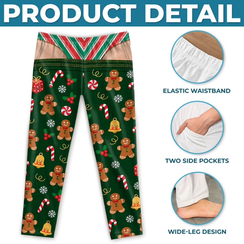 Personalized Pajama Pants - Christmas, Funny Gift For Men, Husband, Dad - Skip To Christmas